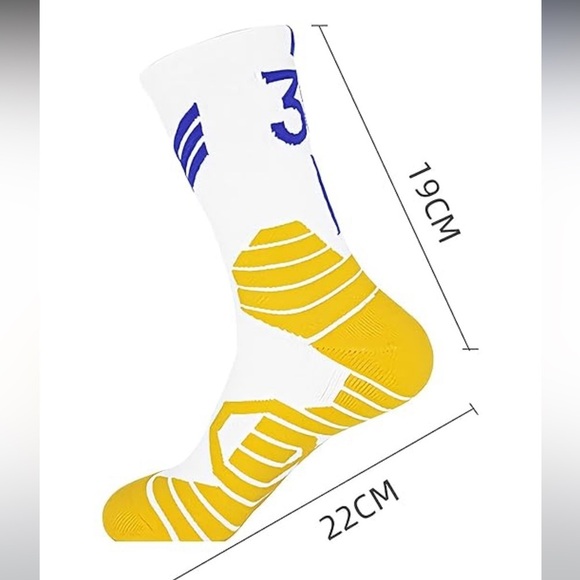 Sport Elite Basketball Socks Athletic Sock Basketball Fans Warm Crew Socks 24 - Picture 3 of 4